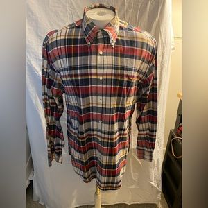 Men’s Nautica Button Down Plaid shirt, L